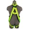 Safewaze Arc Flash Full Body Harness Soft Loop 1D, DE MB Torso, DE QC Legs 3X SW77225-UT2QCSL-3X - alternate 2