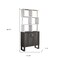 Homeroots 69" Cream Wood Five Tier Etagere Bookcase 630386 - alternate 5