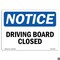 Signmission Safety Sign, OSHA Notice, 3.5" Height, Diving Board Closed Sign, Landscape, 10PK OS-NS-D-35-L-11062-10PK - alternate 1