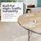 Flash Furniture Commercial Adjustable Height Horseshoe Activity Table with Short Legs in LT NAT XU-A6066-HRSE-LTNAT-T-P-GG - alternate 10