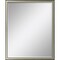Homeroots 30" Silver Solid Wood Framed Accent Mirror 632823 - alternate 3