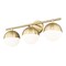 Z-Lite Realm Sphere 3 Light Vanity, Modern Gold/Matte Opal, 24 In W x 9.75 In H 7517-3V-MGLD - alternate 5
