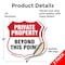 Signmission Private Property Shield Sign Private Pro, 6 inch X 6 inch, Vinyl Decal, 2PK SHI-D-2PACK-6-444 - alternate 4
