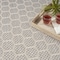 Homeroots 6' X 9' Gray And Ivory Geometric Indoor Outdoor Area Rug 554835 - alternate 8