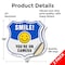 Signmission Smile You're On Camera Shield Sign Smile, 18 inch X 18 inch, Vinyl Decal, 2PK SHI-D-2PACK-18-463 - alternate 5
