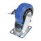 Vestil Elastic Rubber Swivel With Brake Caster 5 In. Diameter x 2 In. Width 550 lb Blue/Black CST-BB-5X2ER-SWB - alternate 9