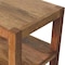 Homeroots 55in Brown Solid Wood Fireplace TV Stand 720019 - alternate 9