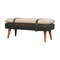 Homeroots 35in Brown Boucle and Solid Wood Upholstered Storage Bench With Cabinet 717468 - alternate 9