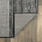 World Rug Gallery Contemporary Distressed Geometric Area Rug 2 ft x 3 ft Black WR93BLACK2X3 - alternate 7