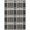 Homeroots 5' X 8' Black Gray And Brown Plaid Washable Indoor Outdoor Area Rug 597542 - alternate 1