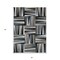 Homeroots 3' X 5' Black Gray And Ivory Geometric Washable Indoor Outdoor Area Rug 598238 - alternate 9