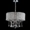 Jonathan Y Reese 17 in. Metal/Crystal LED Adjustable Drop Chandelier, Chrome JYL7468A - alternate 15