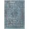Homeroots 10' X 14' Blue And Gray Medallion Washable Indoor Outdoor Area Rug 616057 - alternate 9