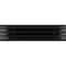 Apollo Tile Arte 1.97 in. x 7.87 in. Glossy Black Ceramic Subway Deco Wall and Floor Tile 4.09 sqft/case, 38PK RID88BLKDECGL - alternate 1