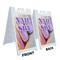 Signmission Nail Spa, A-Frame & 2 Decals Installed, Heavy-Duty Plastic Frame SBHD-D-2436-Nail Spa - alternate 4