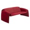 Homeroots 70" Red Velvet Sofa 574002 - alternate 9
