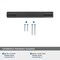 Amerock Bronx 3 in & 3-3/4 in 76mm & 96 mm Center-to-Center Black Bronze Cabinet Pull BP36557BBR - alternate 5