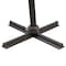 Homeroots 10ft Black Polyester Square Tilt Cantilever Patio Umbrella With Stand 485654 - alternate 4