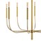 Jonathan Y Amoros 27.25" 8-Light Modern Mid-Century Iron LED Chandelier, Gold Painting JYL7900B - alternate 8