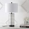 Jonathan Y Jayce 27" Modern Industrial Iron Nightlight LED Table Lamp with USB Charging Port, Black JYL8502A - alternate 8