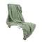 Homeroots Green Woven 100% Woven Textured Cotton Throw Blanket 518840 - alternate 7