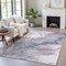 Homeroots 10' X 14' Blush And Gray Abstract Washable Indoor Outdoor Area Rug 631878 - alternate 8