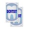 Signmission Dentist, Vinyl Decals Only 24 Inch x 36 Inch, Vinyl Decal, 2PK DSB-2436-2PACK-Dentist - alternate 1