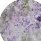 Homeroots 8' Purple Lavender And Artichoke Green Round Floral Washable Indoor Outdoor Area Rug 583126 - alternate 7