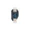Leviton Locking Receptacle, 20 A, 250V AC, Black 2320 - alternate 1