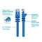 Monoprice Ethernet Cable, Cat 5e, Blue, 3 ft. 2122 - alternate 5