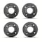 Ironwerks Designs 2" Black Malleable Iron Premium Floor Flange, 4 PK IW-FLNG-2-4 - alternate 1