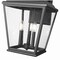 Z-Lite Raphael Sand Black 3 Light Outdoor Wall Light 5029B-BK - alternate 5
