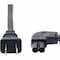 Startech.Com 10FT 3M LAPTOP POWER CORD, NEMA 1-15P TO RIGHT ANGLE C7, 7A 125V, 18AWG, LAPTOP CHARGER PXT101NB-STRA-10F - alternate 4