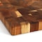 Megachef 13.75 Inch Square Thick Acacia Wood Serving Butcher Cutting Board 750122136M - alternate 5