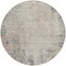 Homeroots 8' Taupe And Ivory Round Abstract Washable Indoor Outdoor Area Rug 612372 - alternate 7