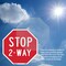 Signmission Stop 2-way, 4 inch X 4 inch, Vinyl Decal, 2PK OC-D-2PACK-4-16 - alternate 4