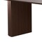 Homeroots 86" Walnut Wood Double Pedestal Base Oval Dining Table 720673 - alternate 5