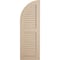 Ekena Millwork Sandblasted 2 Equal Louver w/Quarter Round Arch Top Faux Wood Shutters, 12W x 82H, 70 Low Side, PR SHULVQ12X82SDPR - alternate 11