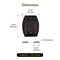 Brixwell 11-3/5in X 6-3/10in Decorative Wall Plate For Home Hardware Oil Rubbed Bronze BXB14563ORB - alternate 7