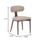Leisuremod Dilenny Faux Leather Dining Chair - Modern Padded Side Chair with Steel Legs DC49TP - alternate 8