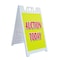 Signmission Auction Today, A-Frame & 2 Decals Installed, Heavy-Duty Plastic Frame SBHD-D-2436-Auction Today - alternate 1