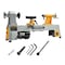 Powertec 10in x 18in Benchtop Mini Wood Lathe - 1/2HP, 5-Speed Cast Iron Lathe with MT2 Taper LT1018 - alternate 1