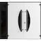 Vdomdoors Front Exterior Prehung Aluminum Double Doors Ronex1077 Teak 1 Sidelight Mirrored Clear Glass Entry RONEX1077DEXD-OAK-W72+14xH80-RH-O - alternate 1