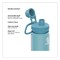 Takeya Tritan Plastic Water Bottle, 24 oz, Breezy Blue 50401 - alternate 4