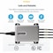 Startech.Com 4-PORT MULTI-DEVICE USB-C CHARGER, 240W TOTAL, SINGLE PORT 140W EPR, PD 3.1, SCR 424DNA-USB-C-CHARGER - alternate 9