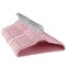 Elama Home 100 Piece Velvet Slim Heavy Duty Felt Hangers with Stainless Steel Swivel Hooks in Pink PINKHANGER100PC - alternate 1
