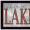 Homeroots Set Of Two Lake Life is Better 3 Black Framed Print Wall Art, 2PK 408014 - alternate 4