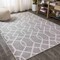 Jonathan Y Asilah Ogee Fretwork Dark Gray/Cream 3 ft. x 5 ft. Area Rug MOH104A-3 - alternate 8