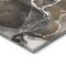 Homeroots 8' Runner Brown and Gray Abstract Washable Non Skid Indoor Outdoor Runner Rug 559434 - alternate 9