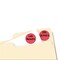 Avery Dennison Label, 0.75", Round, Red, PK1008 05466 - alternate 7